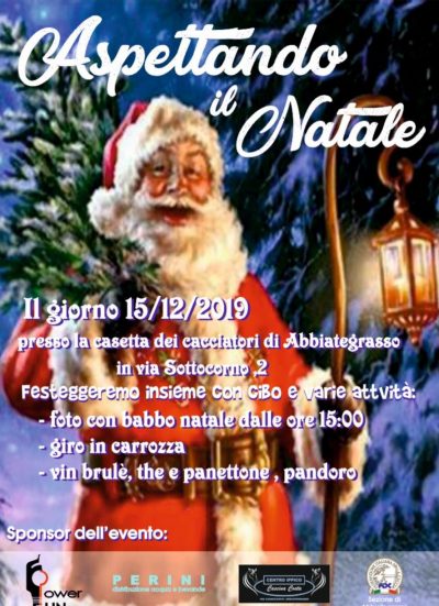 “Aspettando il Natale” con la sezione di Abbiategrasso di Federcaccia Milano-Monza e Brianza domenica 15 dicembre
