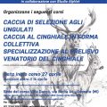 Corso di abilitazione di caccia selezione agli ungulati e collettiva al cinghiale con Fidc Milano, Monza e Brianza