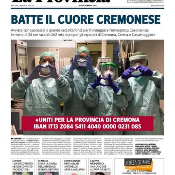 Raccolta fondi “Uniti per la Provincia di Cremona”: da Federcaccia Cremona 1000 euro per le strutture cremonesi