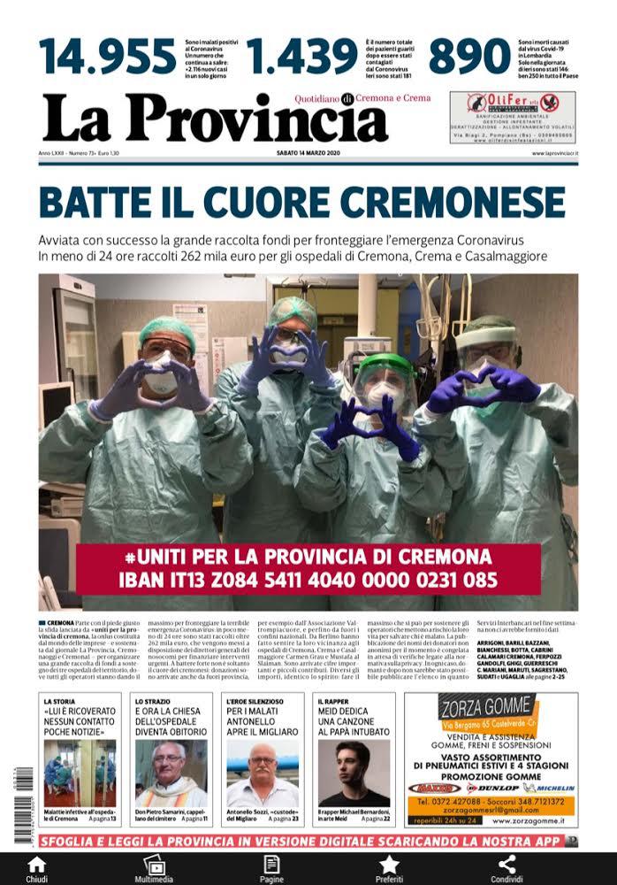 Raccolta fondi “Uniti per la Provincia di Cremona”: da Federcaccia Cremona 1000 euro per le strutture cremonesi