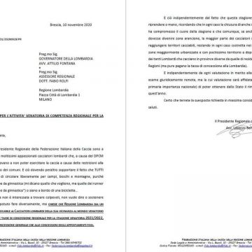 Da Fidc Lombardia la richiesta per la sospensione delle tasse regionali per l’attività venatoria per la stagione 2021/2022