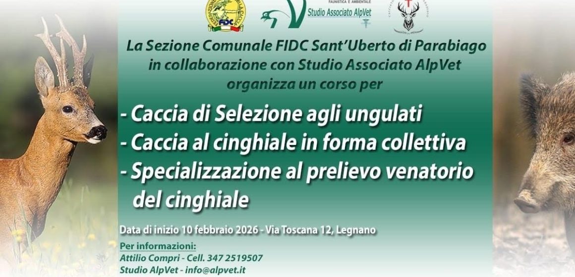 WhatsApp Image 2026-02-06 at 09.30.15 Federcaccia Parabiago: al via nuovi corsi per caccia agli ungulati e cinghiale