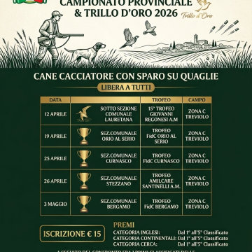 Fidc Bergamo: al via il Trillo d’Oro 2026