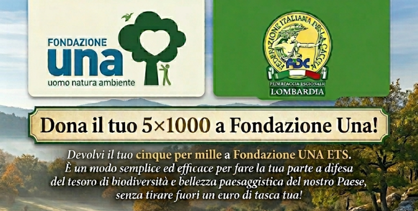 Fondazione UNA: il 5×1000 che tutela il futuro della caccia e dell’ambiente