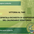 Vittoria al Tar: respinta la richiesta di sospensiva del calendario regionale