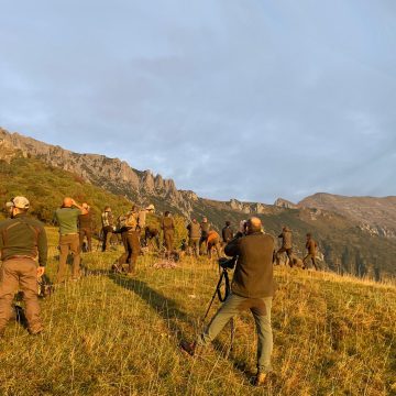 L’esercitazione sul campo del corso per accompagnatori di caccia di selezione